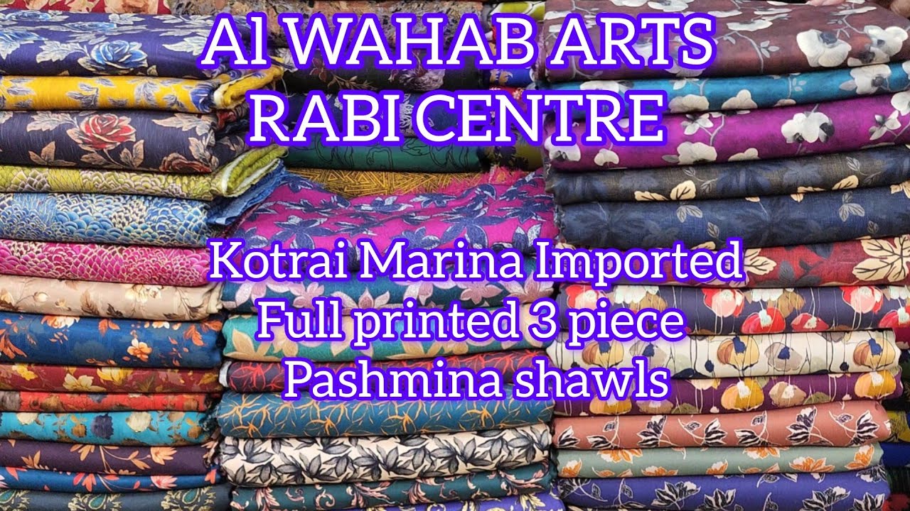 Kotrai marina imported 3 piece // full printed with pashmina shawl // winter new collection