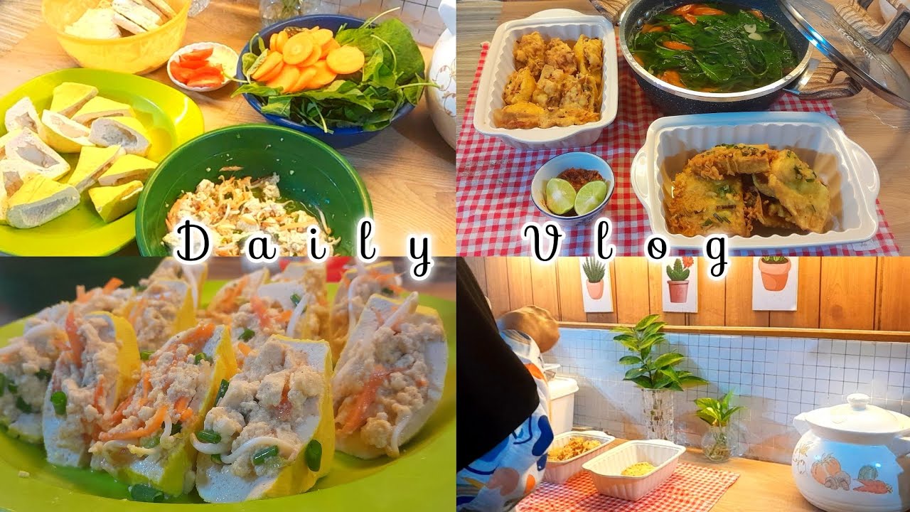 Bikin tahu isi sayuran/Rutinitasku sebagai irt/daily vlog
