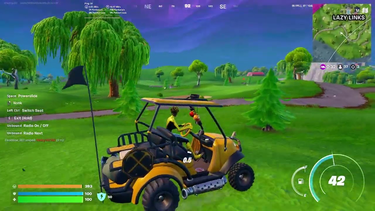 first game on Fortnite on pc!