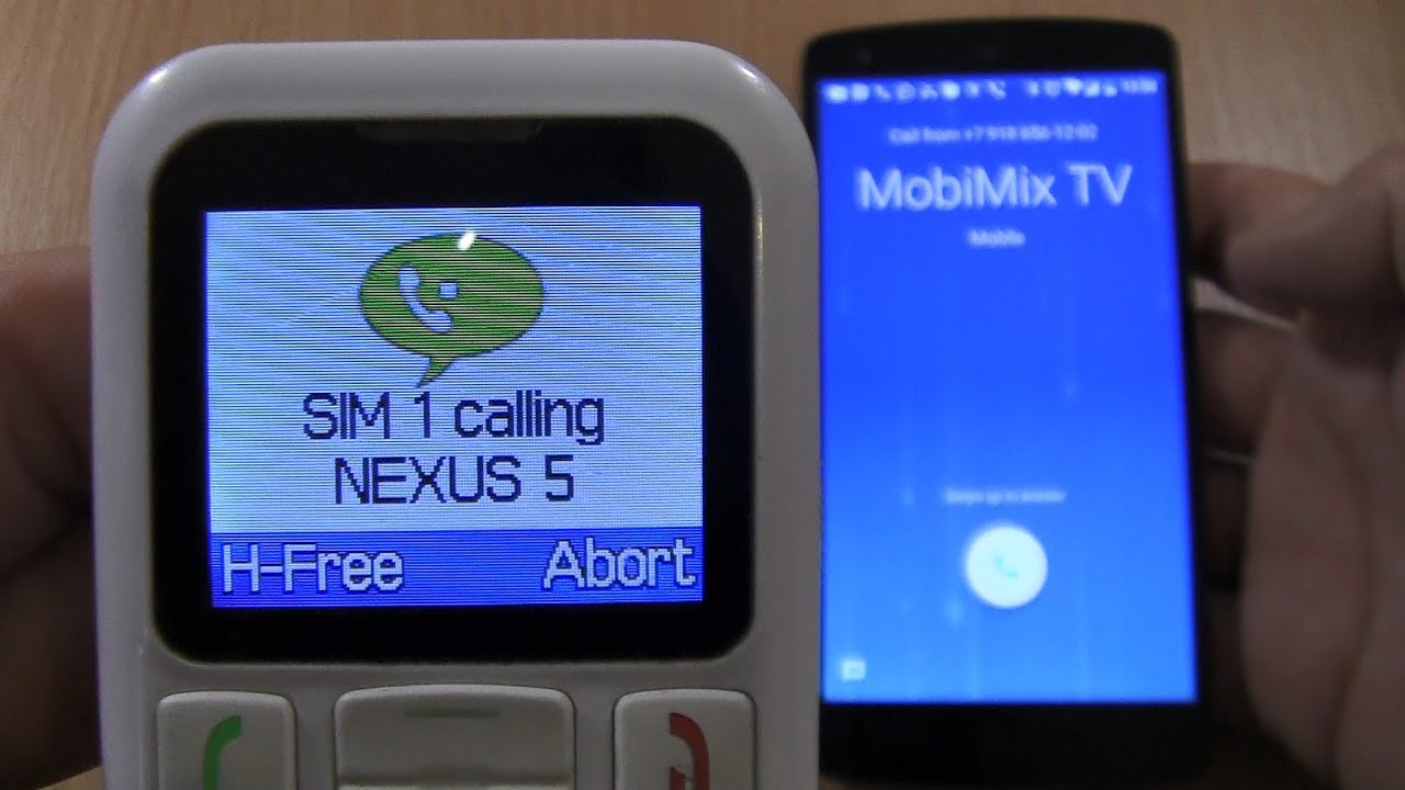 Incoming call & Outgoing call at the Same Time  Fly Ezzy 5 White +Nexus 5