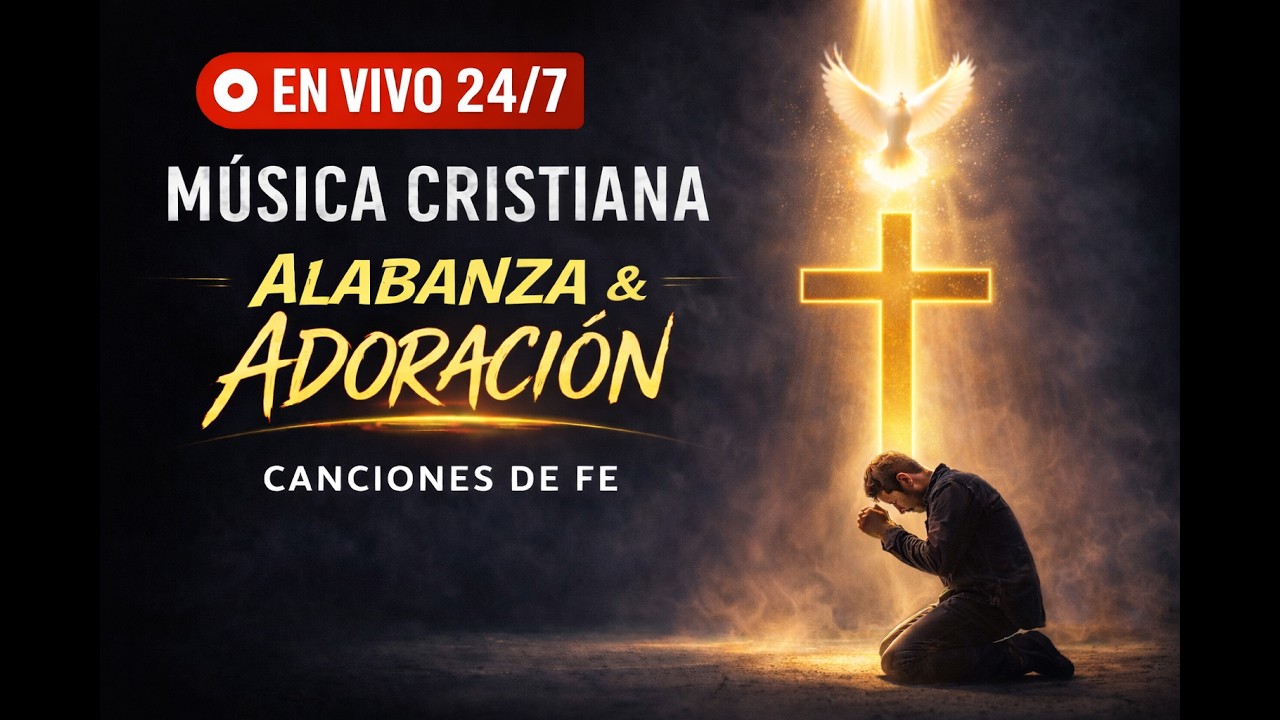 🔴 MÚSICA CRISTIANA EN VIVO 24/7 | Alabanza y Adoración • Canciones de Fe y Esperanza