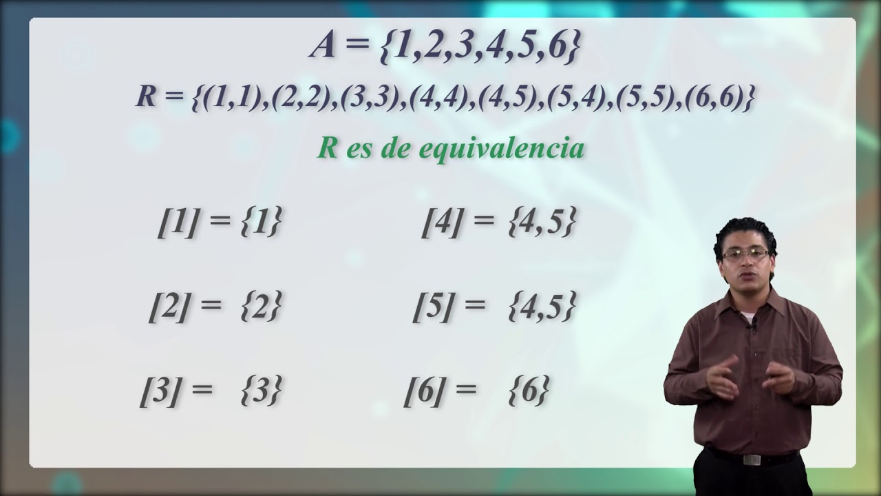 Relaciones de equivalencia y particiones