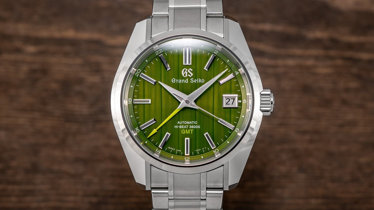 A Striking Grand Seiko Hi-Beat GMT With A Bamboo Green Dial