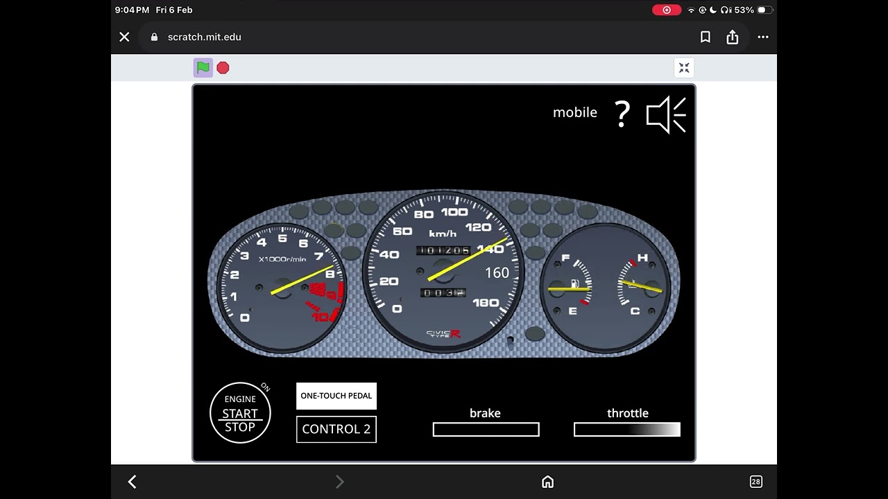 #jdmcars  normal 1998 civic not type R 0 to 171 km/h 171 to 0 km/h 