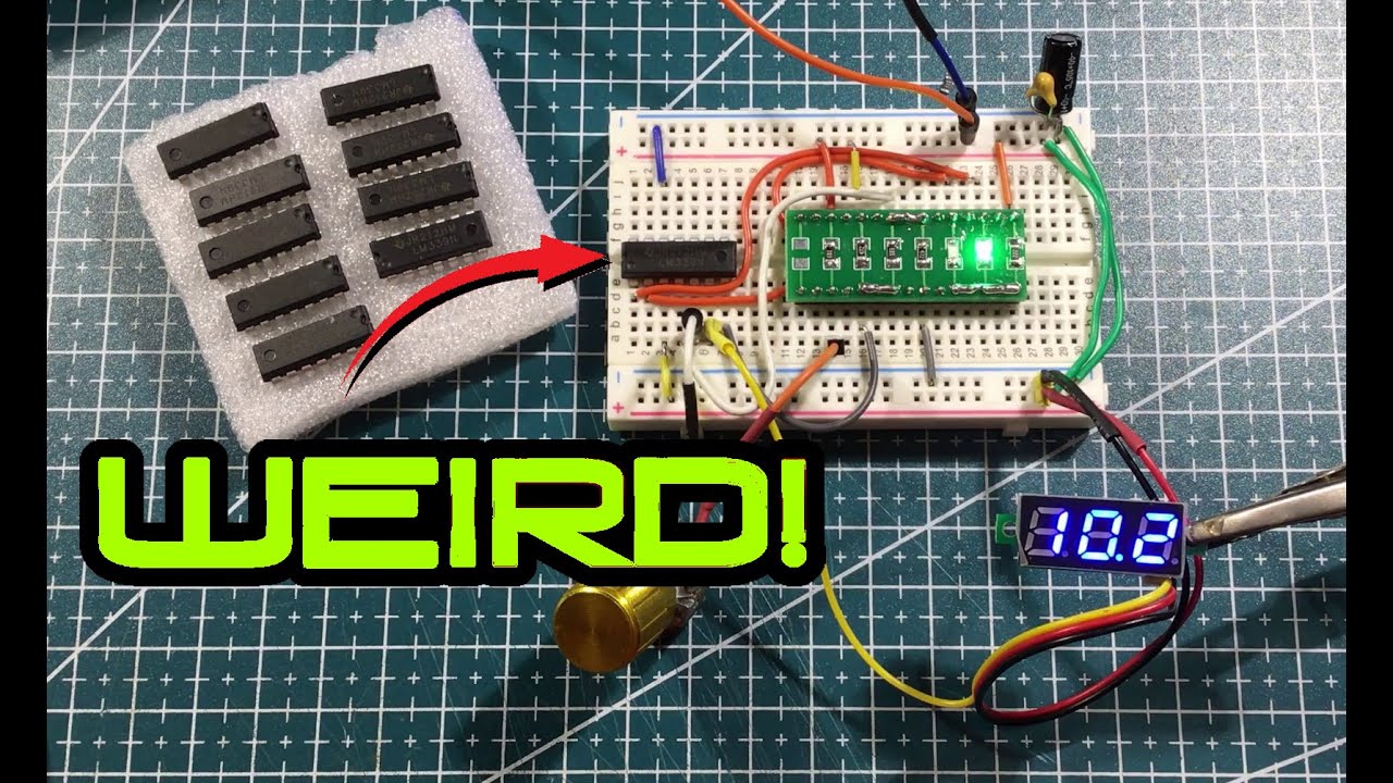 LM339 Quad comparator configured as a "window"