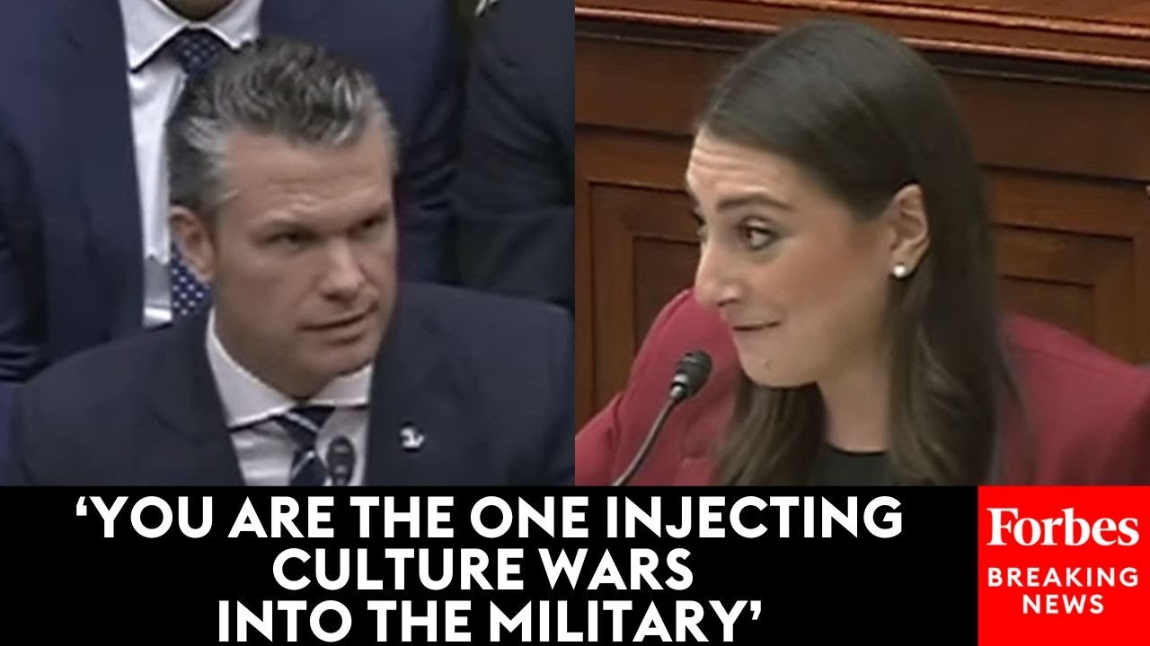 JUST IN: Sara Jacobs, Pete Hegseth Clash Over Transgender Troops In The Military