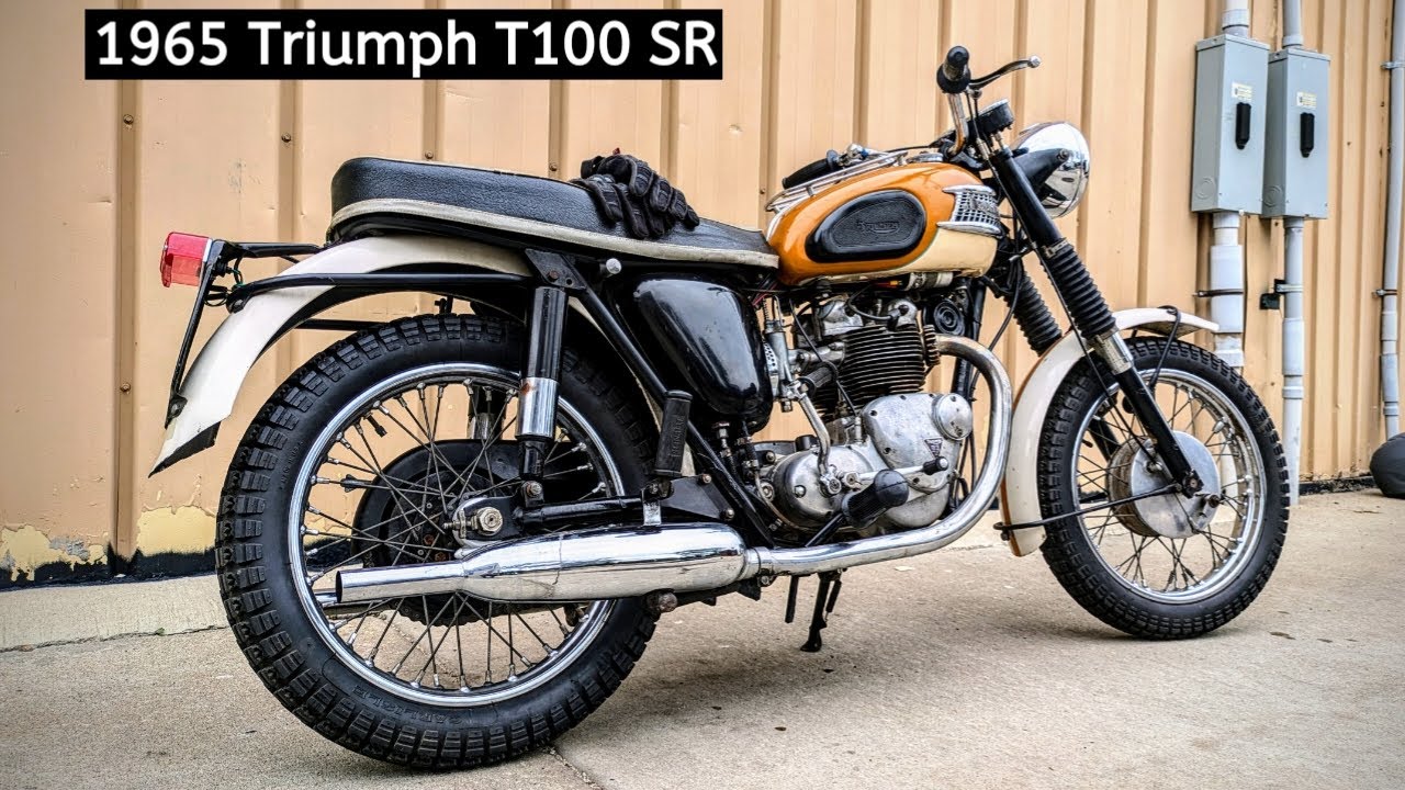 Удивительный винтажный Triumph T100 SR 1965 года выпуска — отличная поездка! Ура!