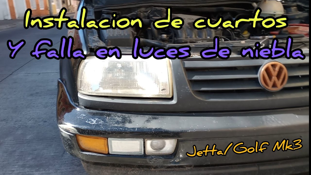 Falla en luces de niebla relevador 110 Jetta o Golf mk3 soluciónalo tu mismo!!!