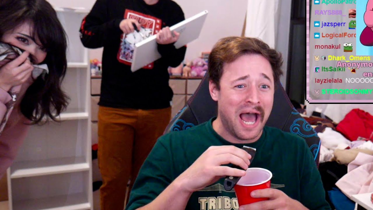 Rich Campbell shaves his mustaches for Emiru - Miz and Cyr reactions