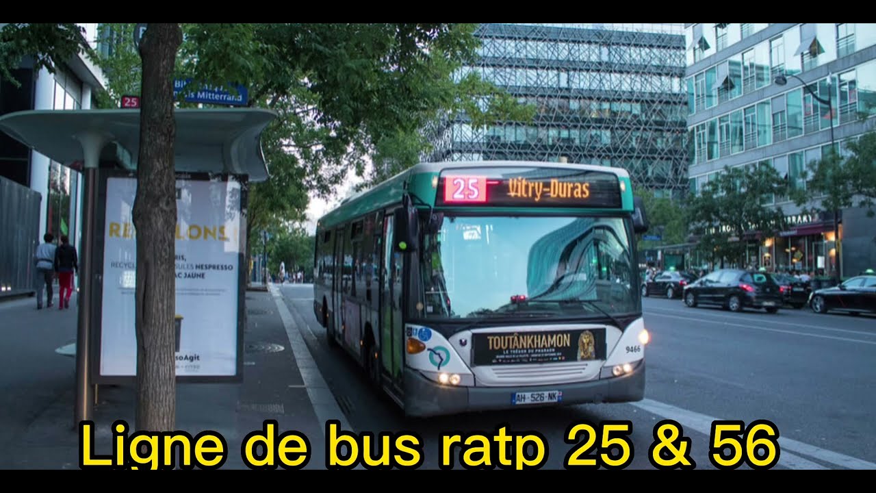 Ligne de bus ratp 25 & 56