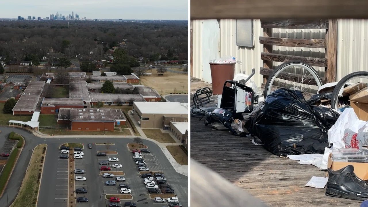 Charlotte-Mecklenburg Schools, Charlotte police, fire join effort to clean up homeless camp