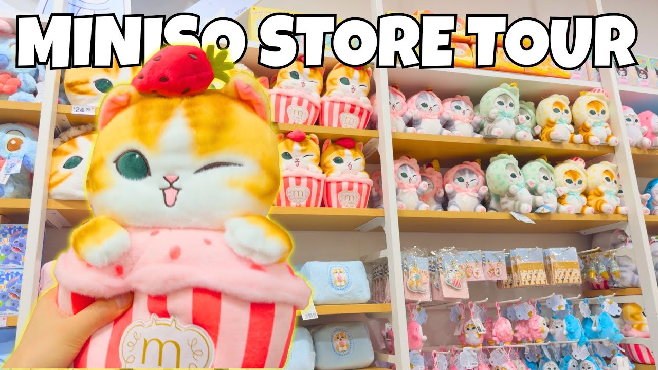 MINISO Store Tour San Francisco | I FOUND Cute Cat Plushes & More