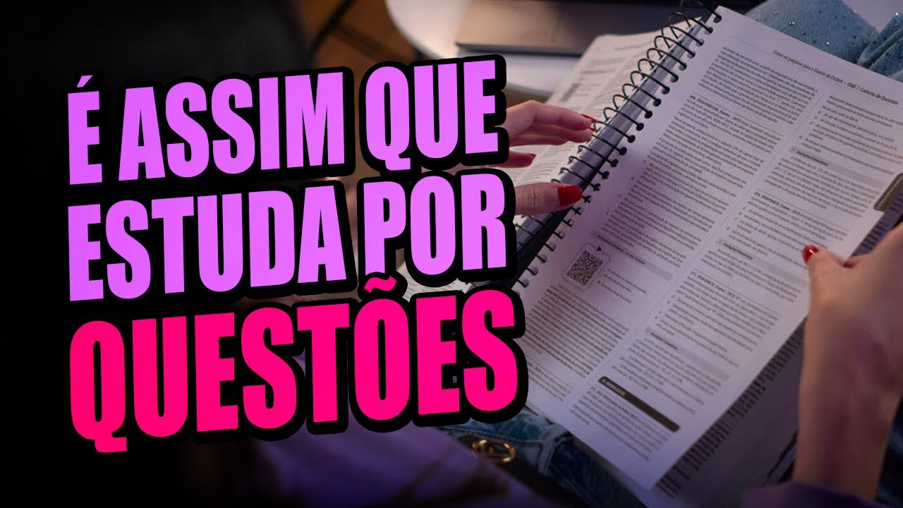 O guia COMPLETO para voc&ecirc; estudar para a OAB por QUEST&Otilde;ES!