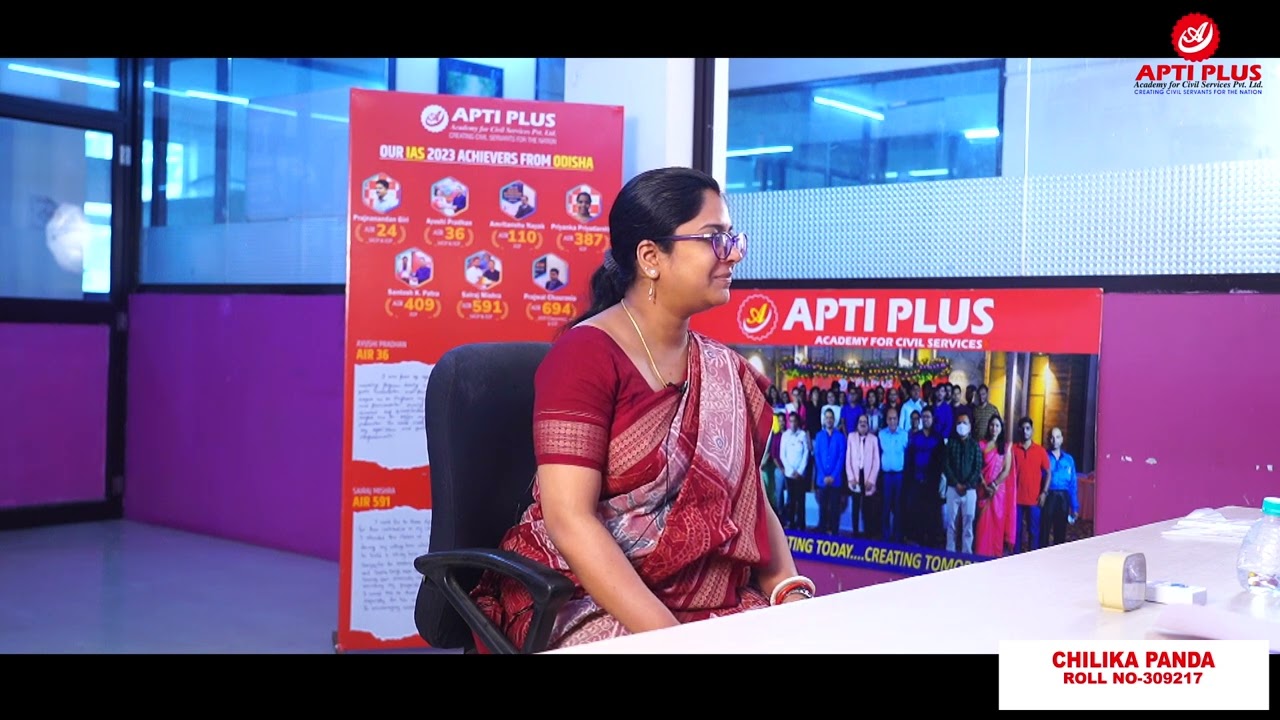 CHILIKA PANDA || RANK 101  ||  OAS 2022  ||  Mock Interview  ||   APTI PLUS