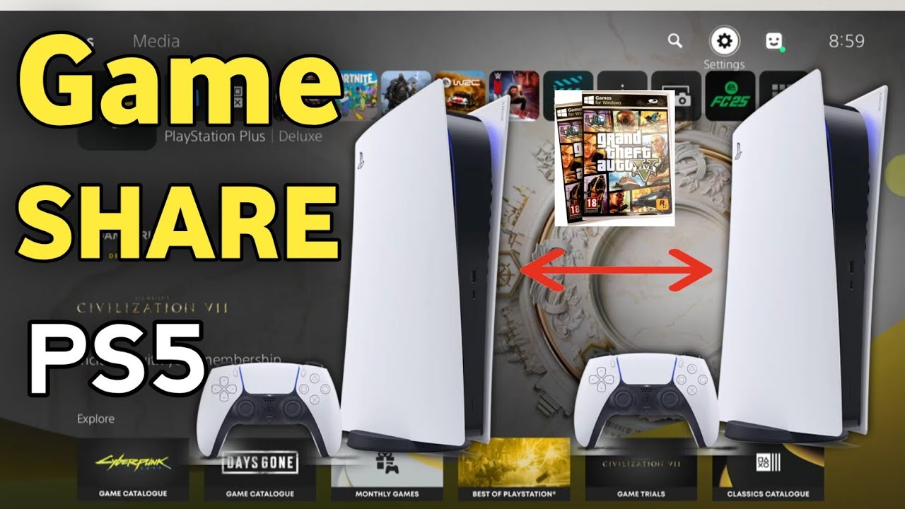 How to Share Games on PS5 - ( Enabling Console Sharing )