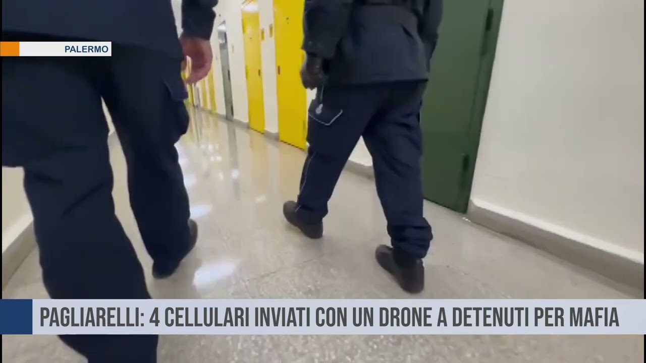 Palermo. Pagliarelli: 4 cellulari inviati con un drone a detenuti per mafia