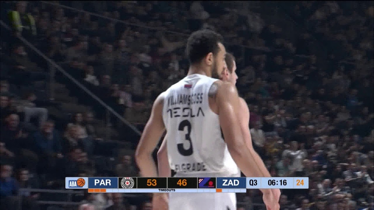 Novica Veličković is the MVP of Round 15 (Partizan NIS - Zadar, 4.1.2018)