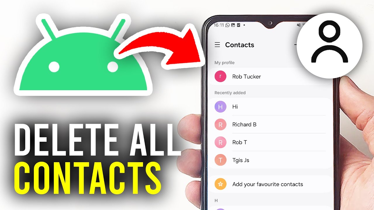 How To Delete All Contacts From Android Phone - Full Guide