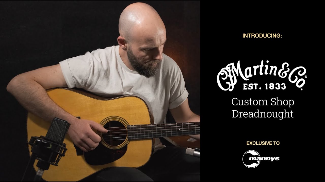 Introducing: Martin Custom Shop Dreadnought ft. Guatemalan Rosewood Back & Sides, Adirondack Top