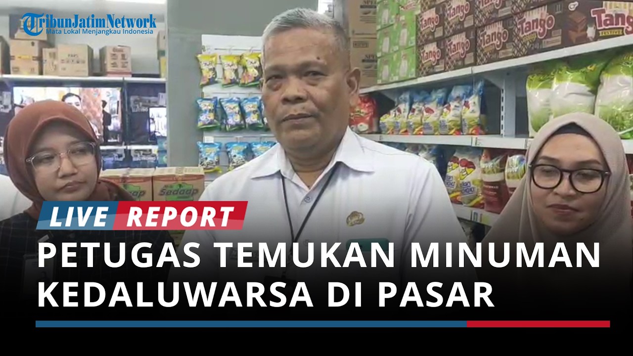 Petugas Temukan Minuman Kedaluwarsa di Pasar Tradisional, Stok Mamin di Bangkalan Plaza Diperiksa