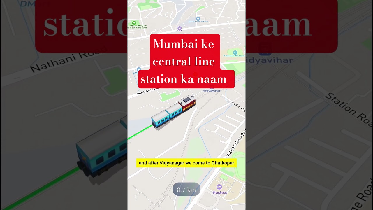 Mumbai central line station name/csmt to Kalyan station 