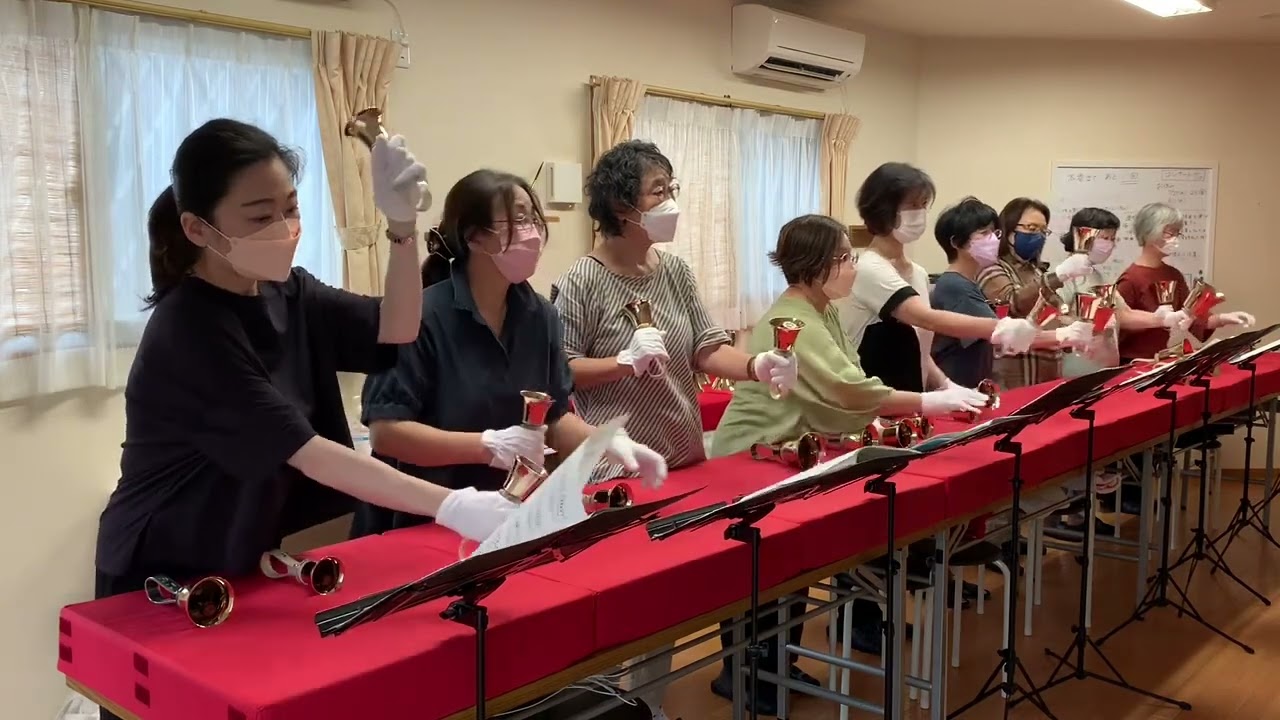 ハンドベル昭和の名曲「川の流れのように」