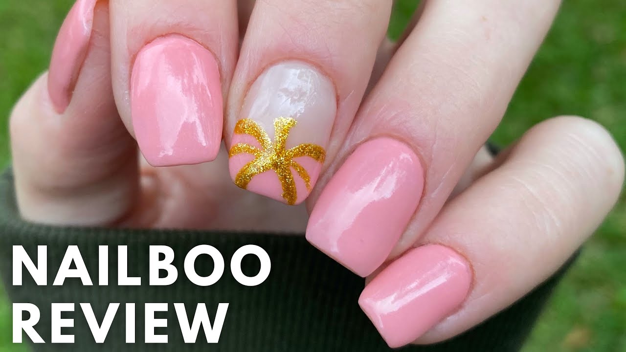 Honest NAILBOO Dip Powder Review 🤔 | Pumpkin Color Blocking Nail Tutorial at Home