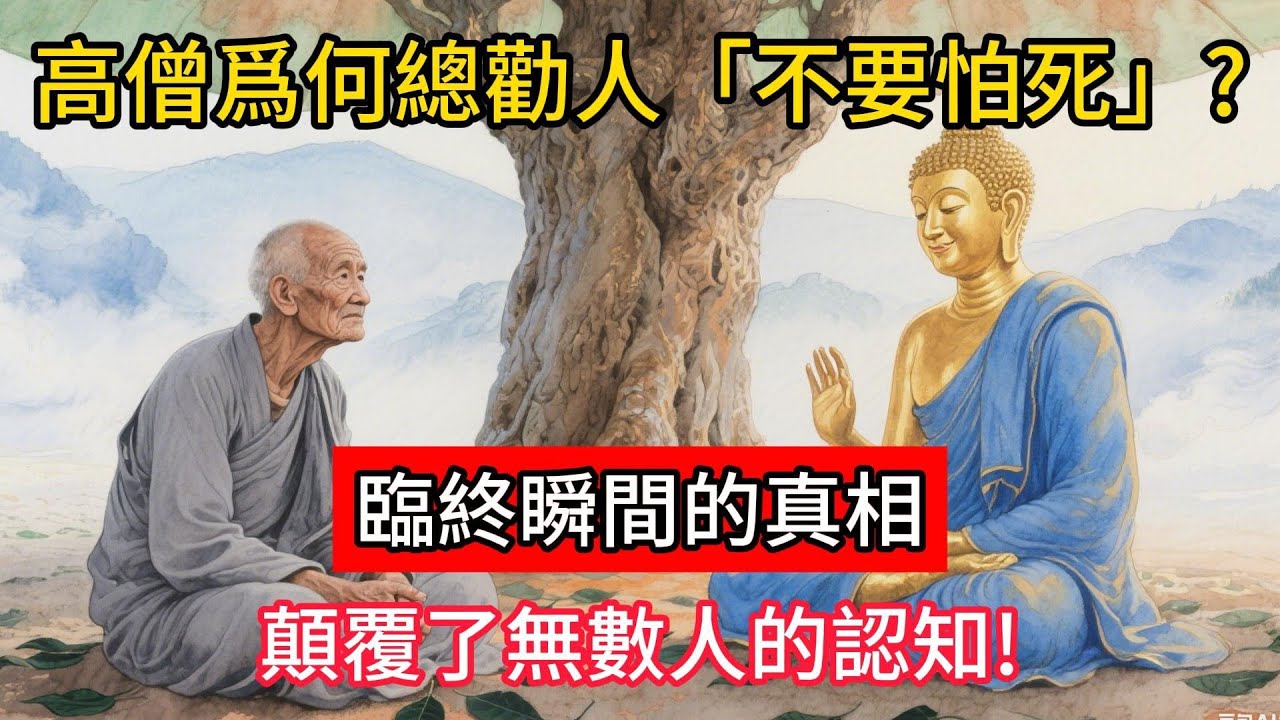 高僧爲何總勸人「不要怕死」？臨終瞬間的真相，顛覆了無數人的認知！#佛學 #正能量 #菩提解脫道 #佛教文化 #佛教故事 #人生感悟