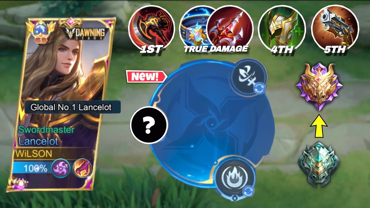 TRY THIS NEW META SEMI-TANK LANCELOT BUILD FOR EASY RANK UP IN 2024!! (100% BROKEN!😱🔥)