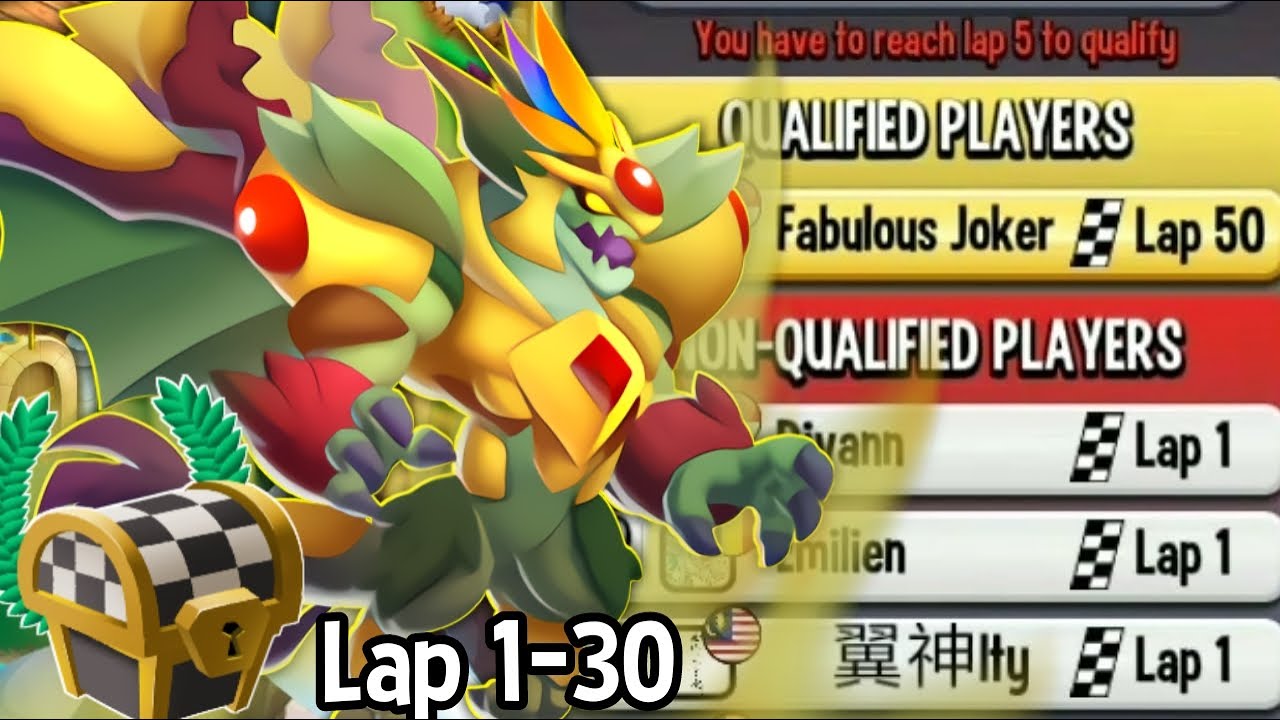 New Heroic Race Lap 1-30 Completed! Get HIGH CAMOUFLAGE DRAGON ! Dragon City
