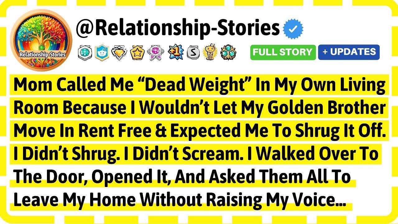 Mom Called Me “Dead Weight” In My Own Living Room Because I Wouldn’t Let My Golden Brother Move In