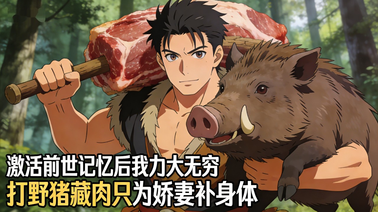 激活前世记忆后我力大无穷，打野猪藏肉只为娇妻补身体。力大无穷重生者，隐藏实力只为给家人最好的。#小說推薦 #逆襲 #重生 #玄幻 #修仙 #種田 #年代小說 #都市 #漫畫 #劇情 #動漫