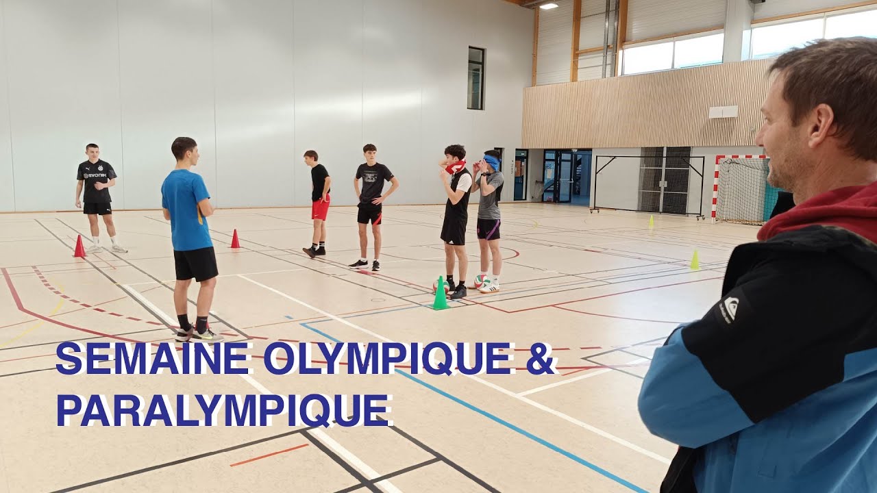 Préparation semaine olympique & paralympique-Lycée Jeanne d'arc