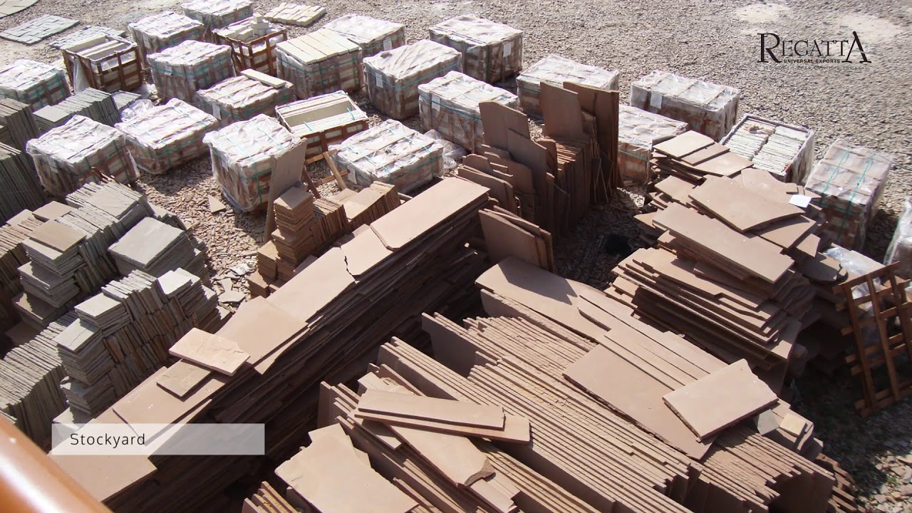 Natural stone factory in India for processing stones
