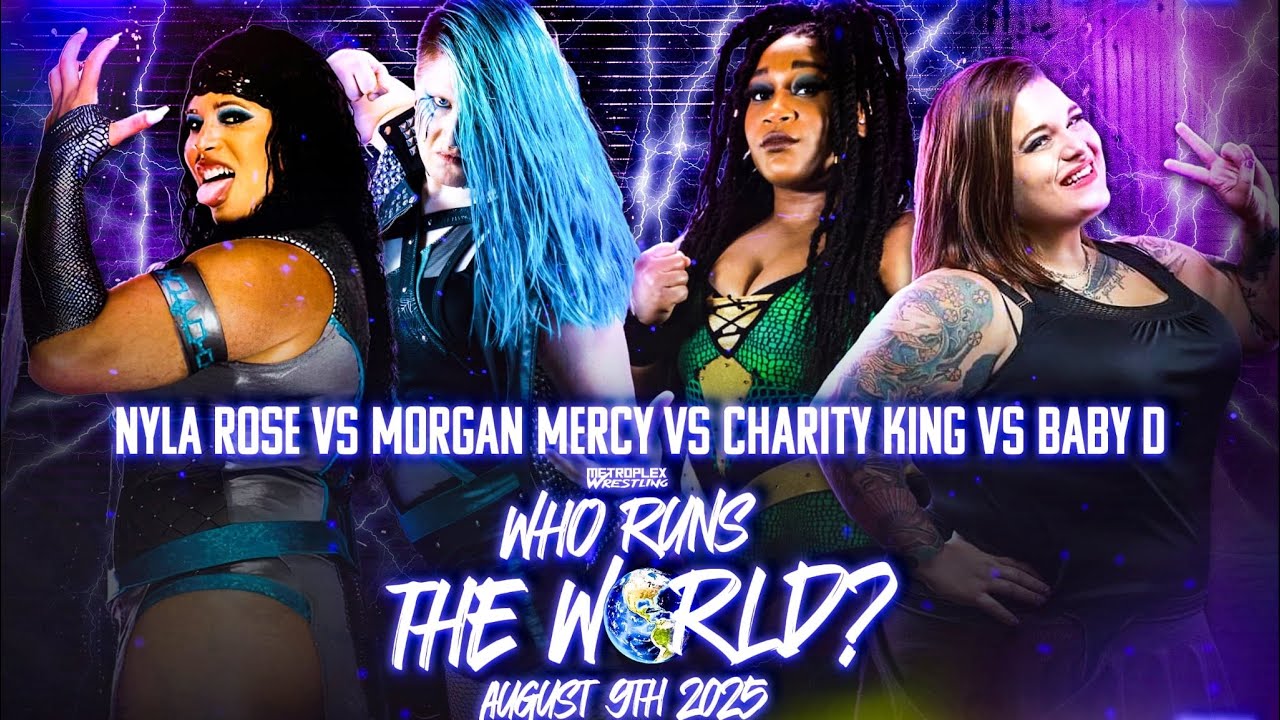 ELIMINATION 4-WAY. Nyla Rose vs. Charity King vs. Baby D vs. Morgan Mercy