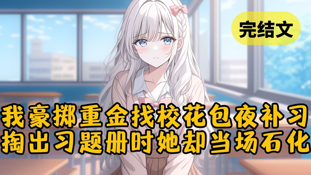 【甜文】我是个学渣，老妈却下通牒让我月考进前百。我只好求助校花：「包夜多少钱？我需求量大！」得到她同意后我当晚就赶到她家，只是她看到我掏出习题册时，竟当场石化… #柳如烟 #一口气看完