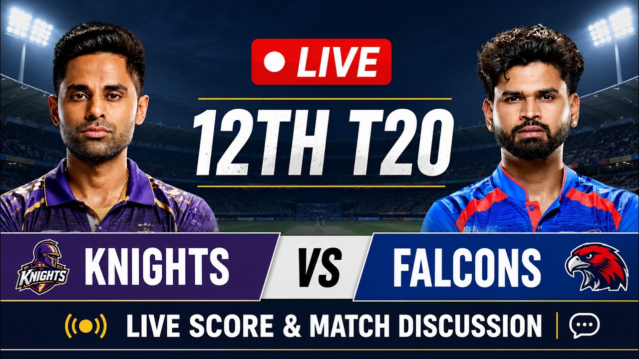 Live Triumphs Knights MNE vs SoBo Mumbai Falcons 12th Match T20 Mumbai 2026 Ball-by-Ball Commentary