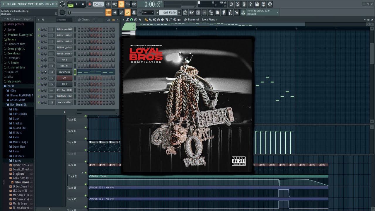 Lil Durk and OTF- Hellcats and Trackhawks Instrumental flp remake
