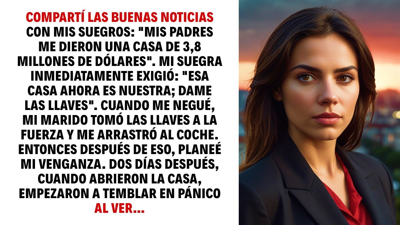 COMPARTÍ LAS BUENAS NOTICIAS CON MIS SUEGROS: 