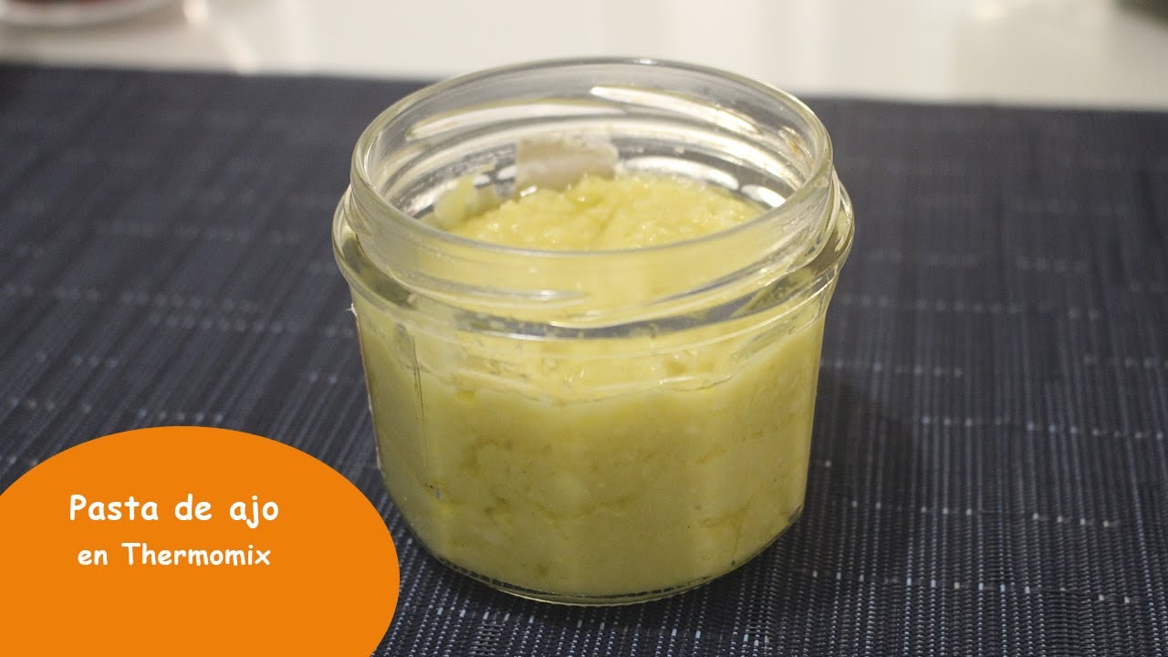 Pasta de ajo en Thermomix