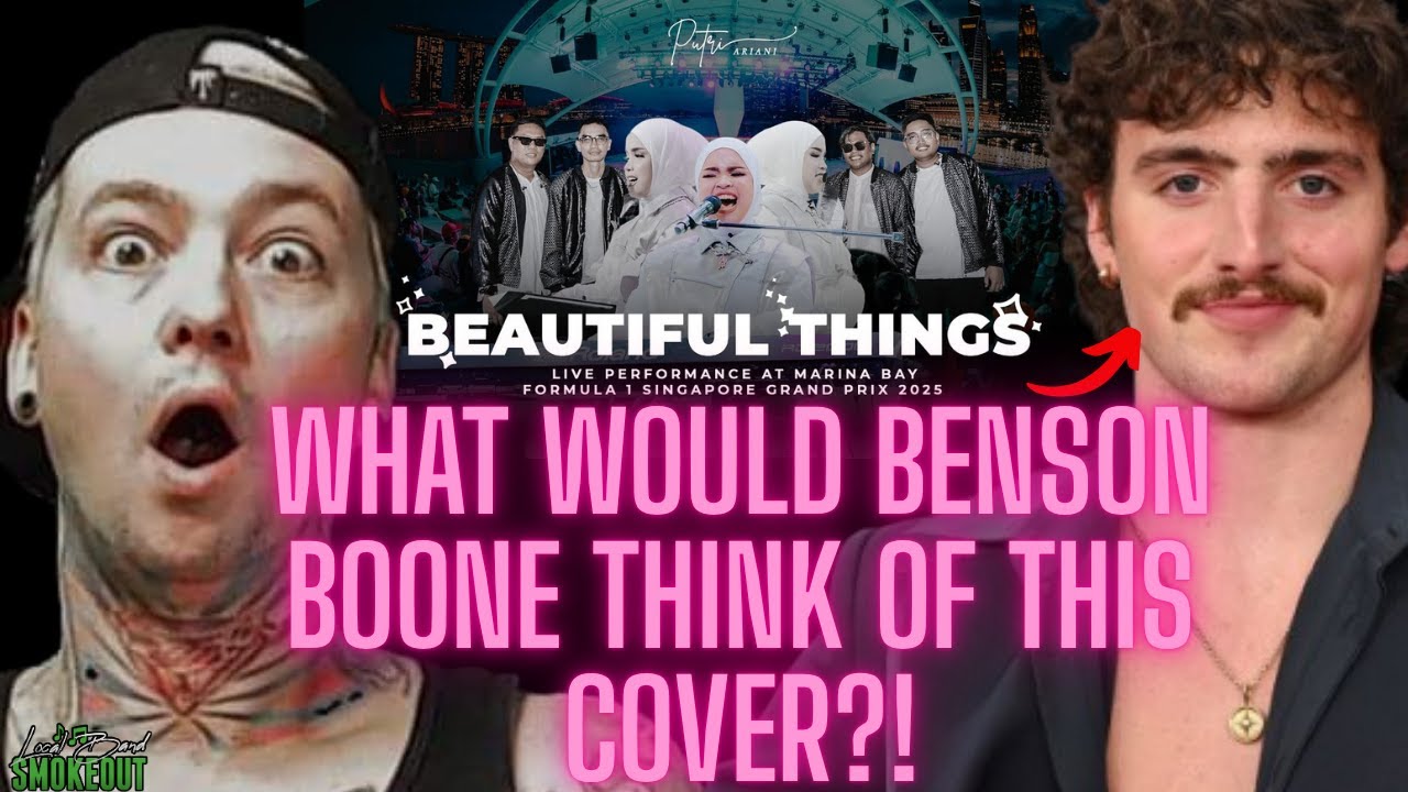 Putri Ariani - Beautiful Things ( Reaction ) LIVE AT F1 SINGAPORE
