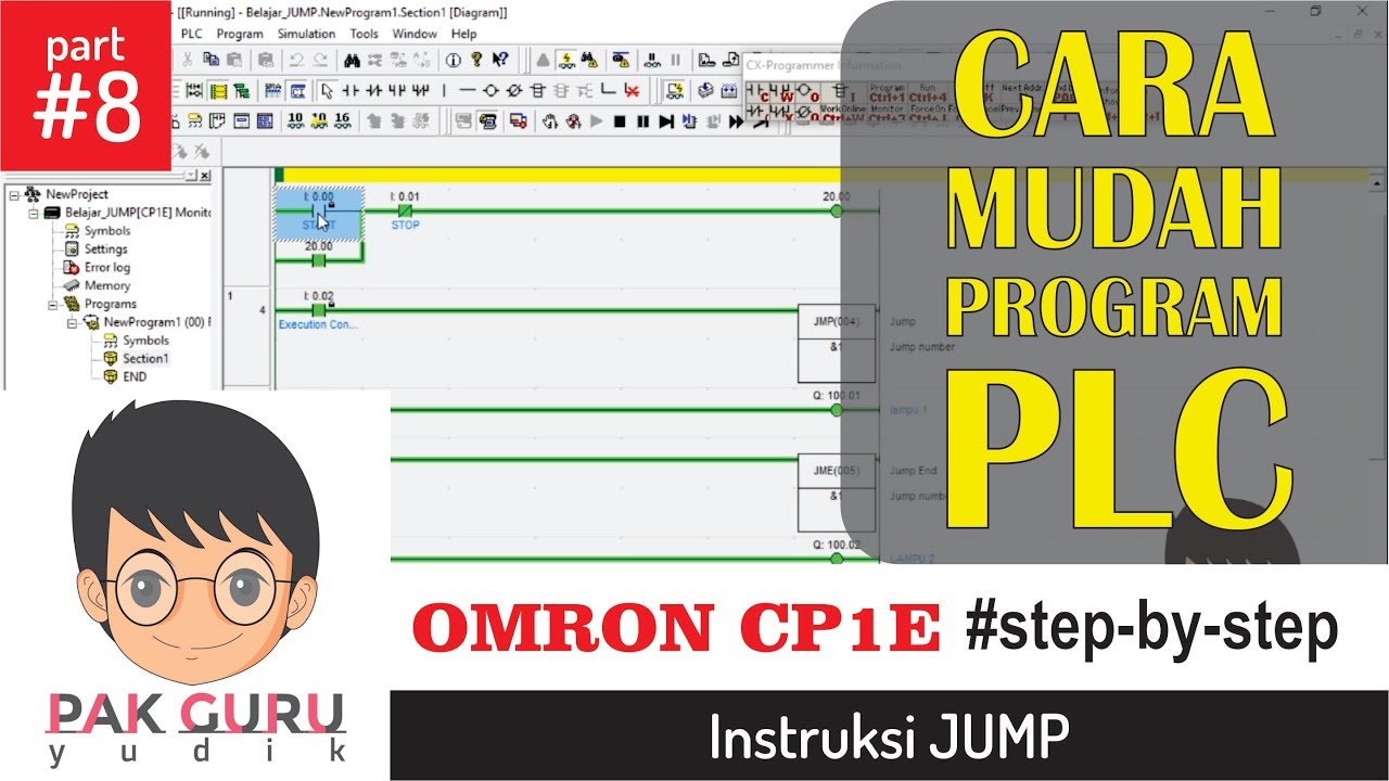 Program JUMP PLC Omron
