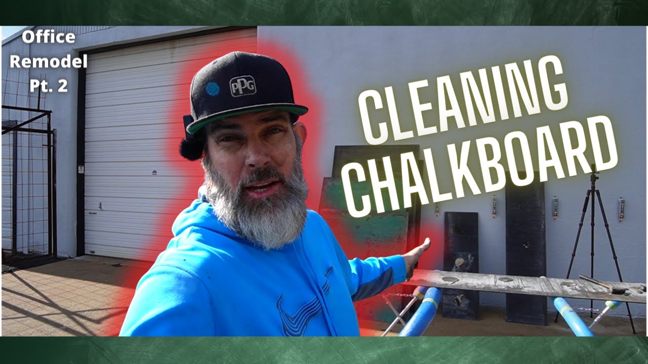 Old Chalkboards Clean up Pretty Good