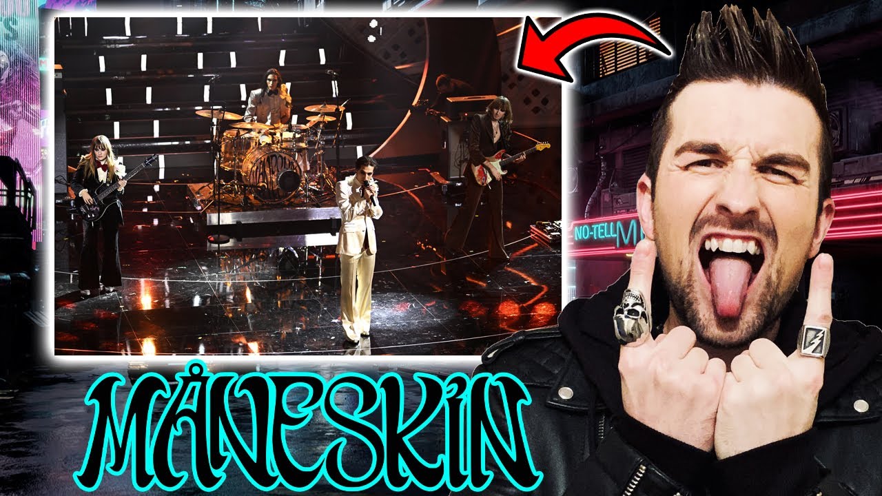 Måneskin @ Sanremo Music Festival 2022, Italy Feb,1 'Coraline' lyrics' English version (REACTION!!!)