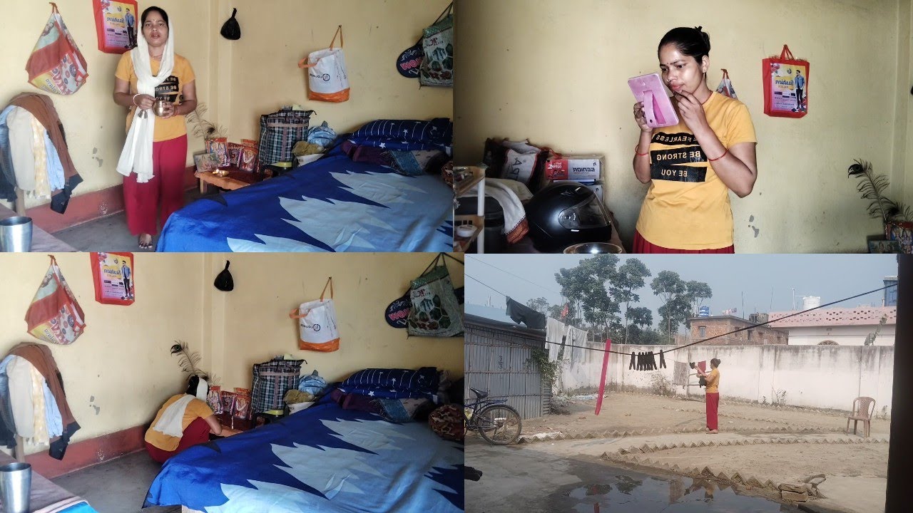 🤷‍♀️दोनों बच्चों के बिना घर खाली-खाली🏵️ लग रहा है 🙅‍♀️रोज का पूजा कैसे करें🌺#myfirstvlog #dailyvlog 
