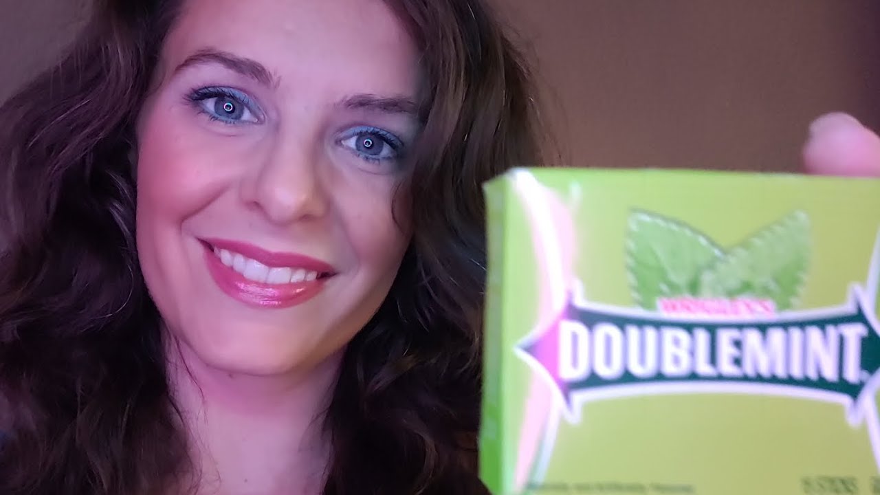 ASMR - Chewing Double mint gum | Calming mouth sounds for deep relaxation ✨