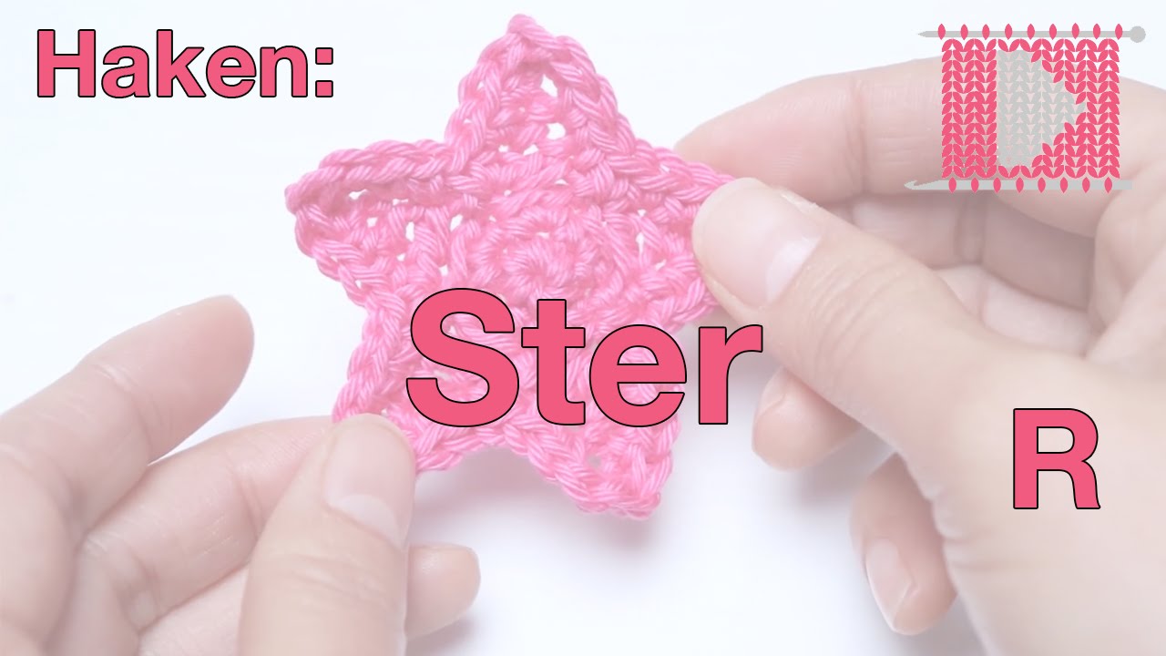 Ster (rechtshandig) - Leren Haken en Breien