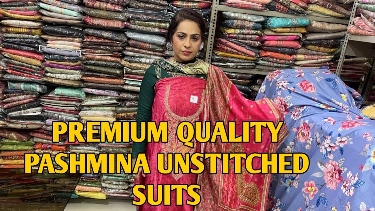WOOLEN UNSTITCHED SUITS IN LAKSH FASHION JALANDHAR |BRANDED PASHMINA SUIT,VELVET SUIT WHOLESALE RATE