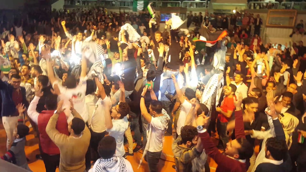 يوم الشعوب فقرة فلسطين - جامعة المنصورة