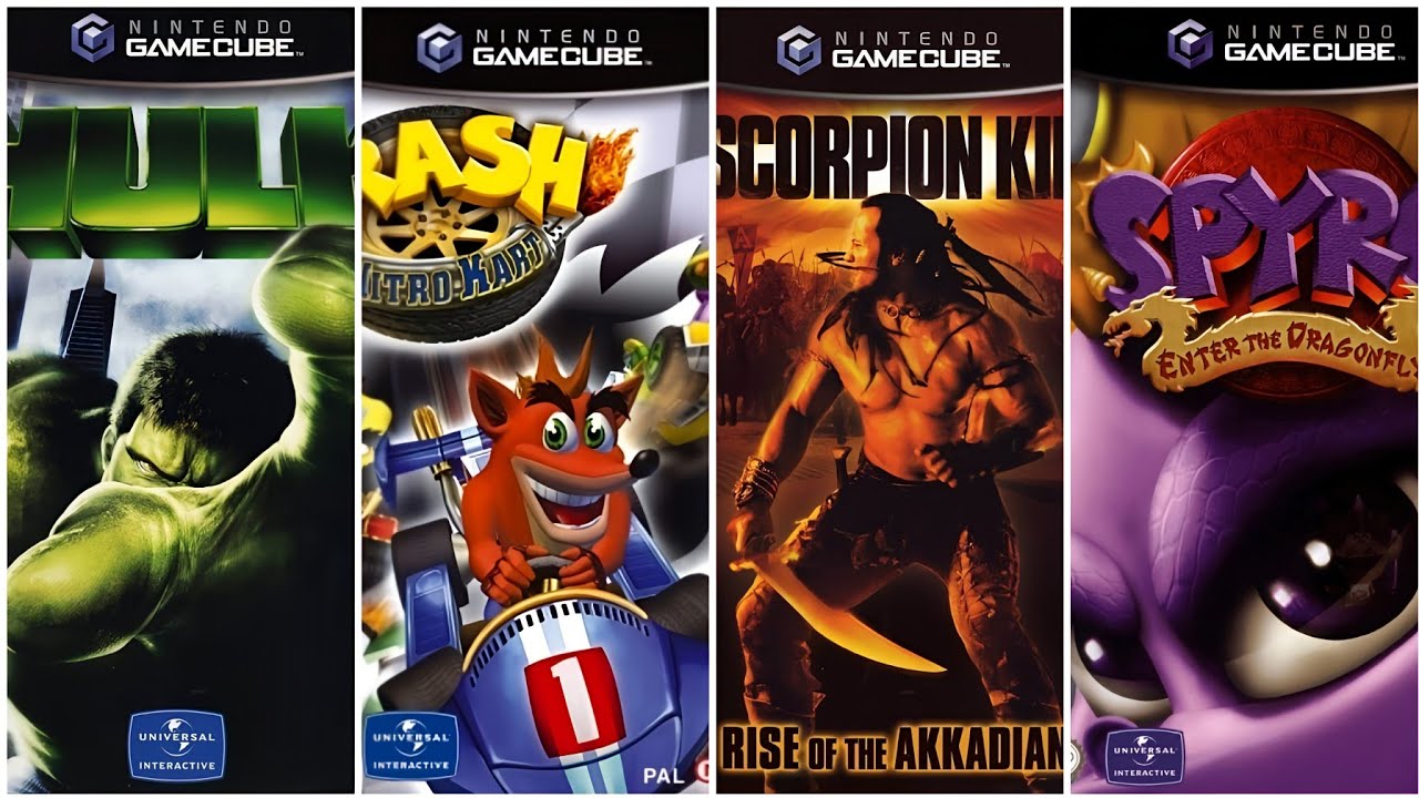TOP 6 BEST UNIVERSAL STUDIOS GAMES FOR GAMECUBE[NINTENDO GAMECUBE]